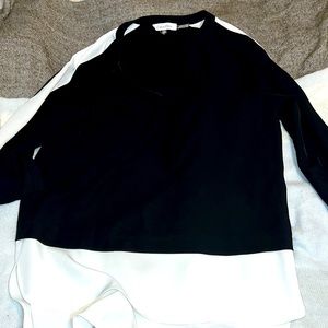 Calvin Klein dress top size extra small layered look